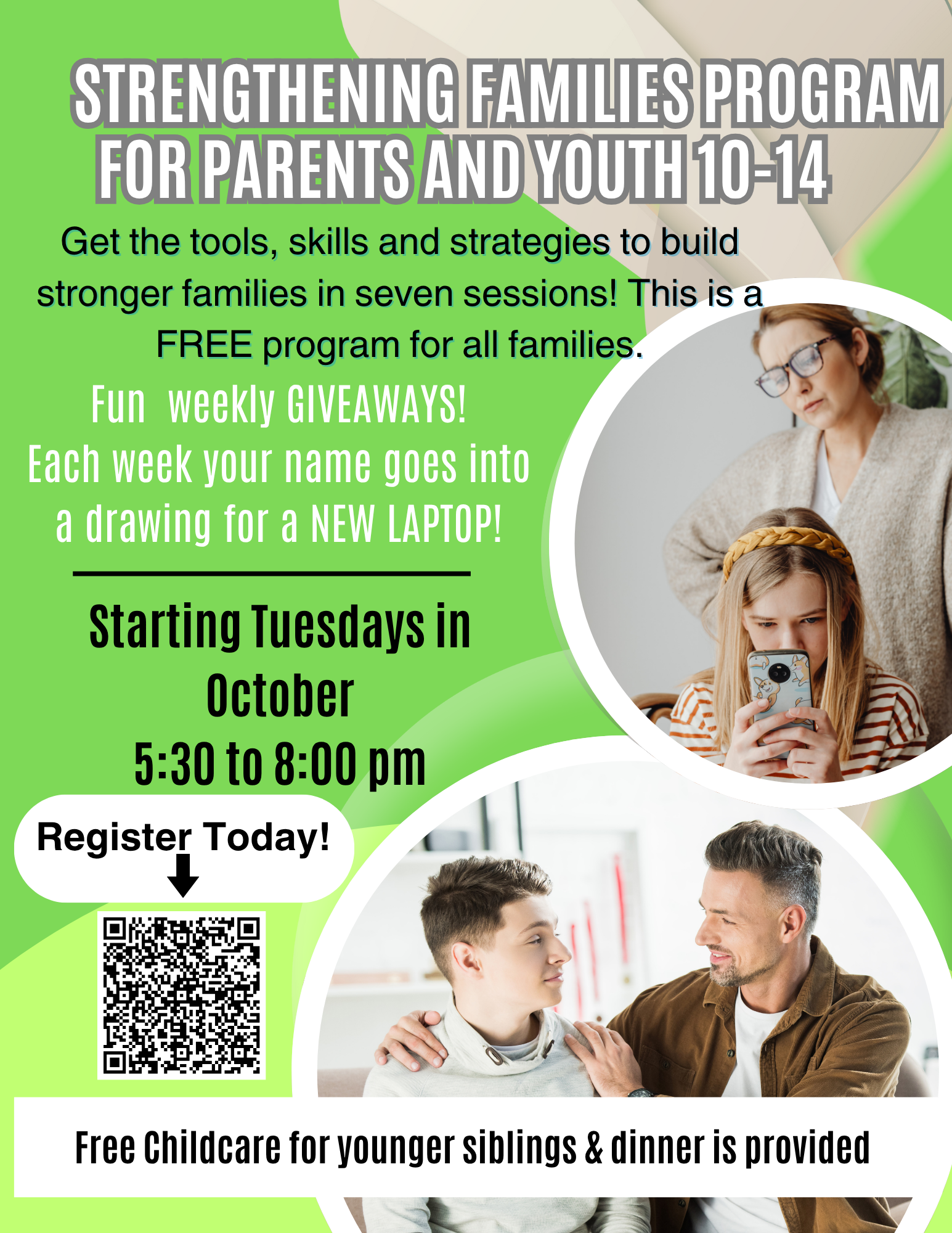 Blue and White Modern Family Therapy and Counseling Flyer (22)