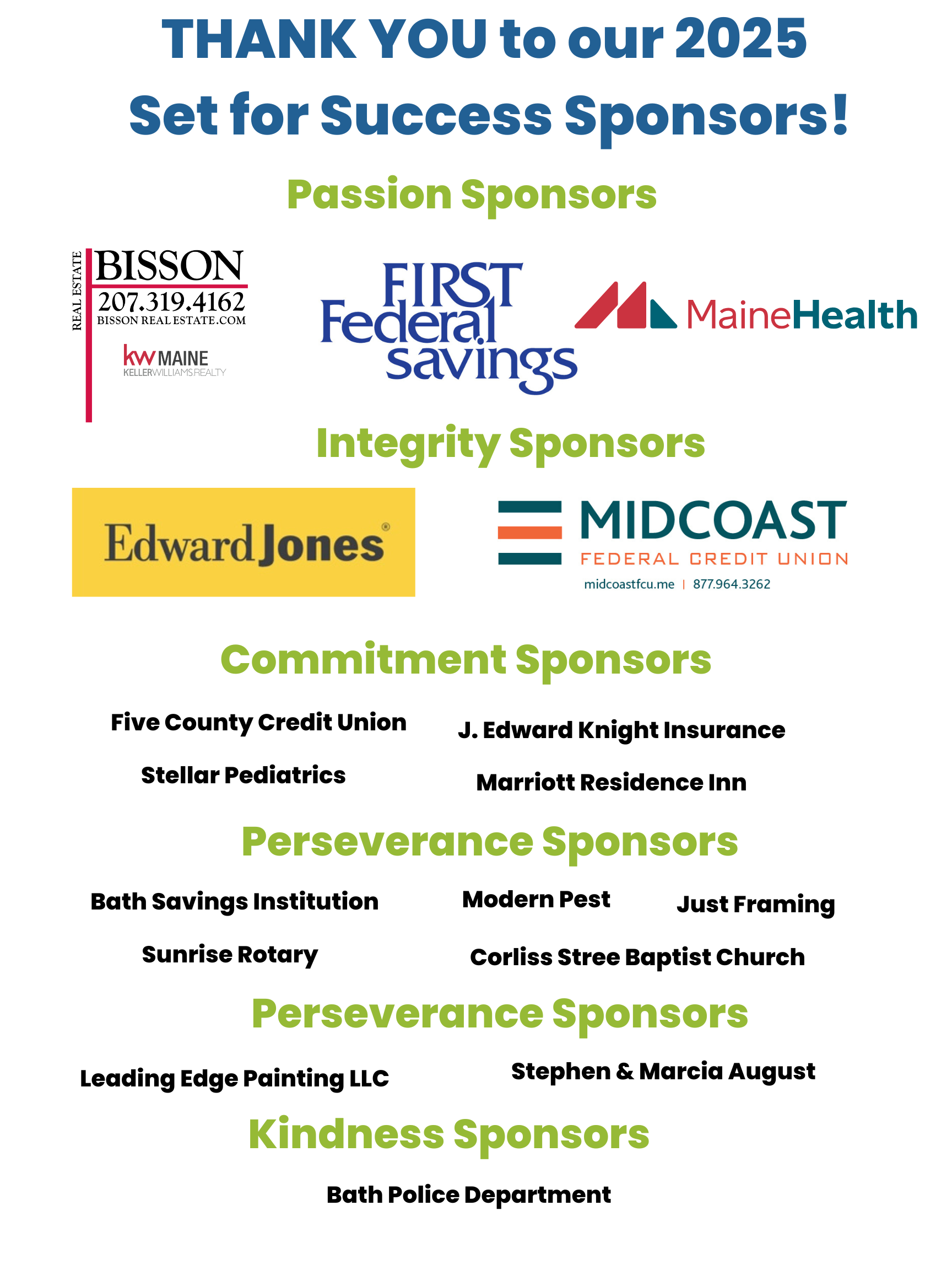 THANK YOU Sponsors on Website (2) THANK YOU Sponsors on Website (2)