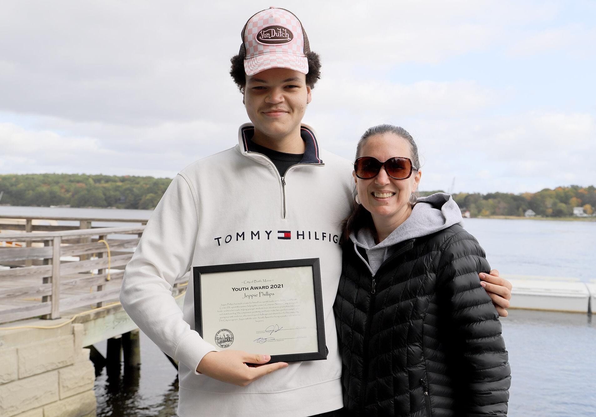 MYC Intern, Jeppie Phillps, earns the 2021 City of Bath Citizen of the Year Youth Award