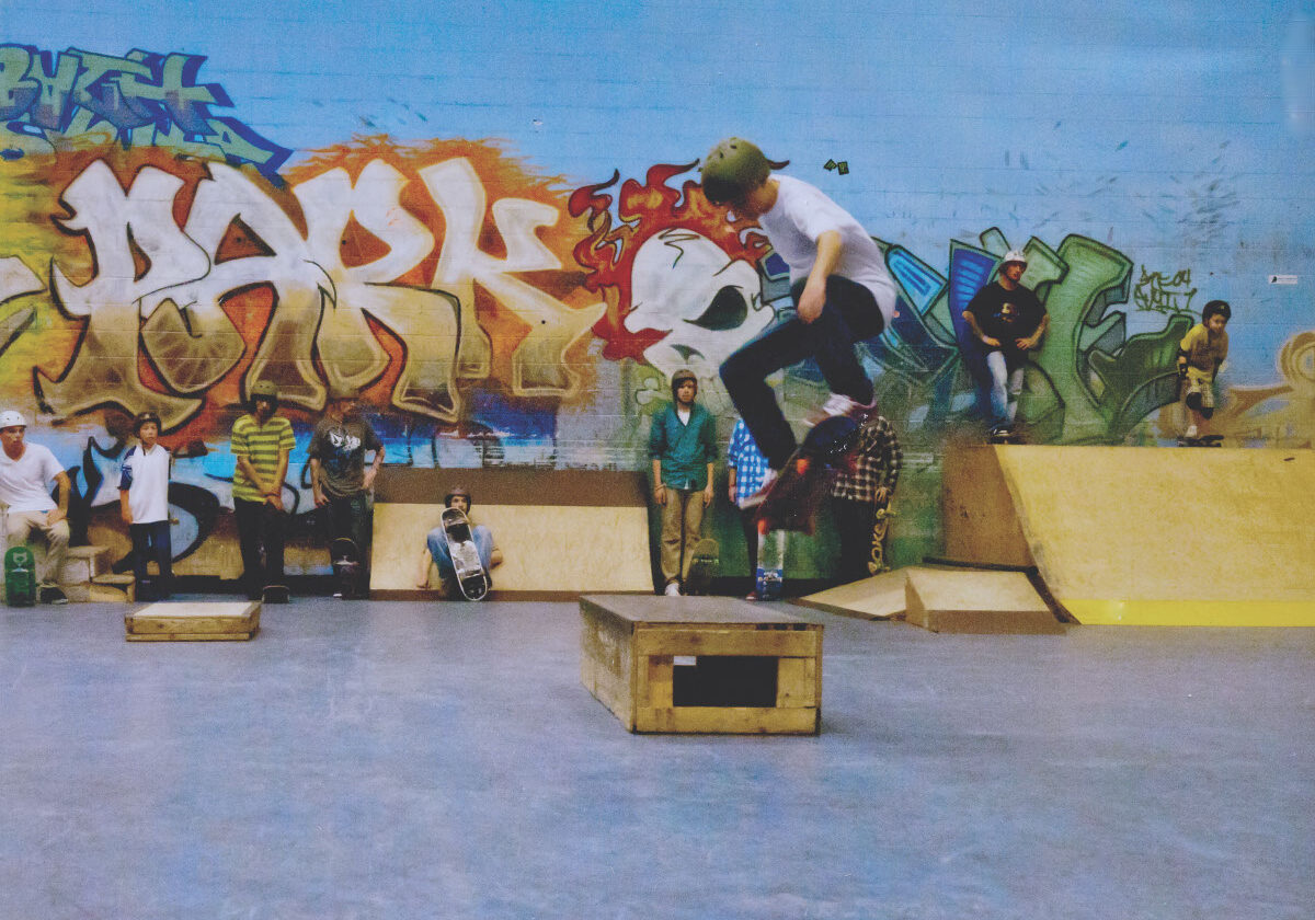 Old School - skate park downtown Old School - skate park downtown